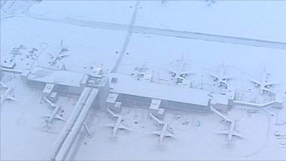 Heathrow has been blanketed in snow since the weekend, but Qantas hopes to return to a full daily schedule by tomorrow