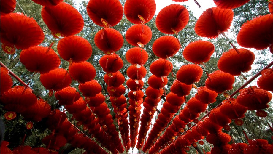 Red lanterns abound during Chunjie, the Spring Festival in China -- but what's business like? (Image: Bridget Coila)