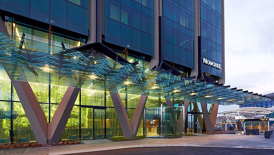 The new Novotel is literally on the doorstep of Auckland International Airport.