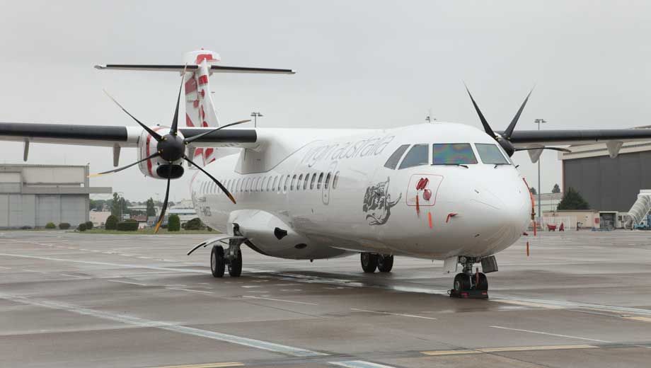 The ATR 72-500 aircraft that Virgin will be using for these flights
