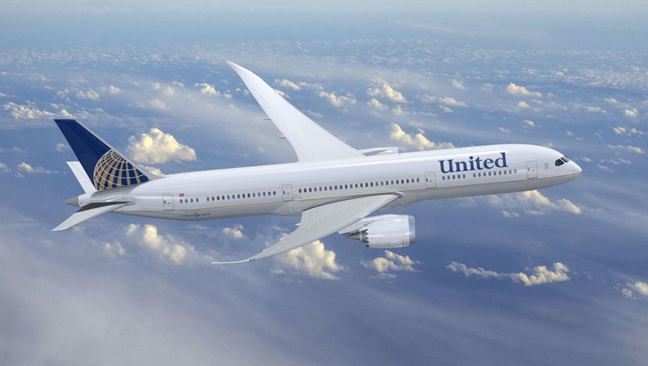 United has announced the cabin layout for its first Boeing 787, seen here in earlier colours.