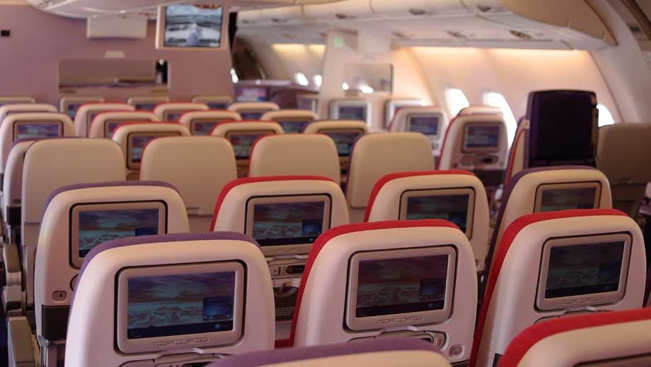 Want to avoid infants when flying economy on Thai's A380? This the place to be!