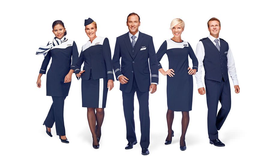 Finnair's crew are waiting jauntily for you to join them on the Reindeer Route to Europe.