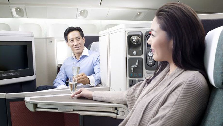 Sip champagne in Cathay Pacific business class for only $1,812...