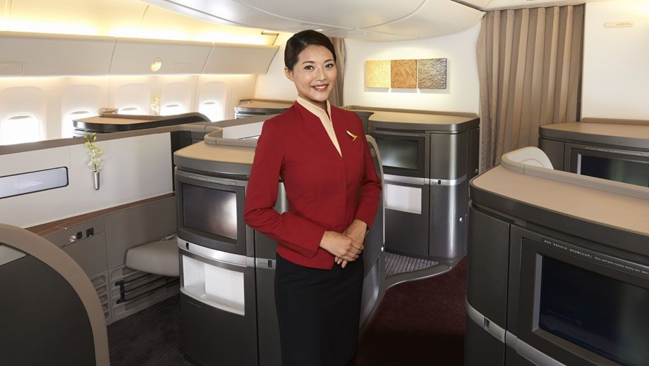 Fancy an upgrade to first class with Cathay Pacific? We'll show how it's done...