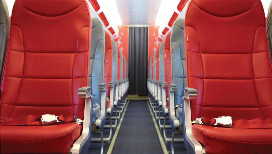 Skinny seats boost legroom for tall passengers