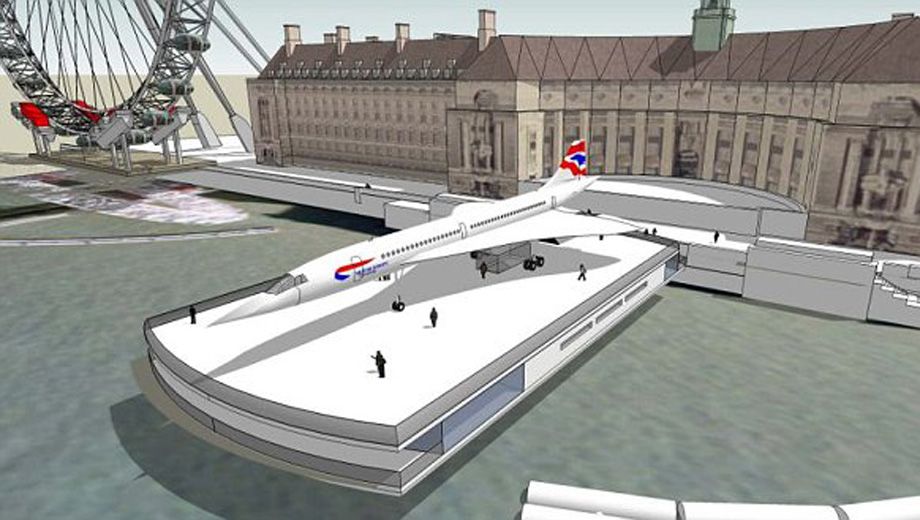 London's newest attraction: a British Airways Concorde?