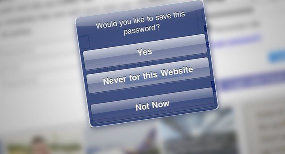 How to: save passwords in Safari on the iPad/iPhone