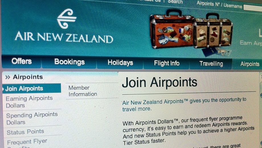 Get an Air New Zealand Airpoints account for free