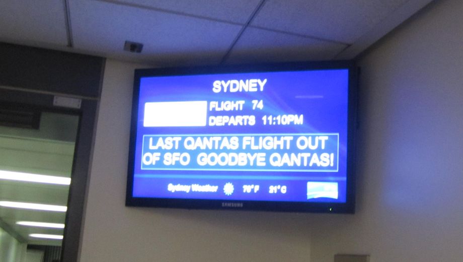 Report: On board the last Qantas flight from San Francisco