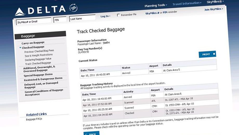 FedEx-style online tracking coming to airline baggage 