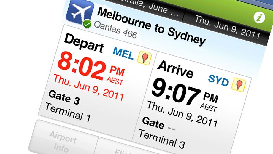 Travel tech: Tripit can now advise Australian airport gates