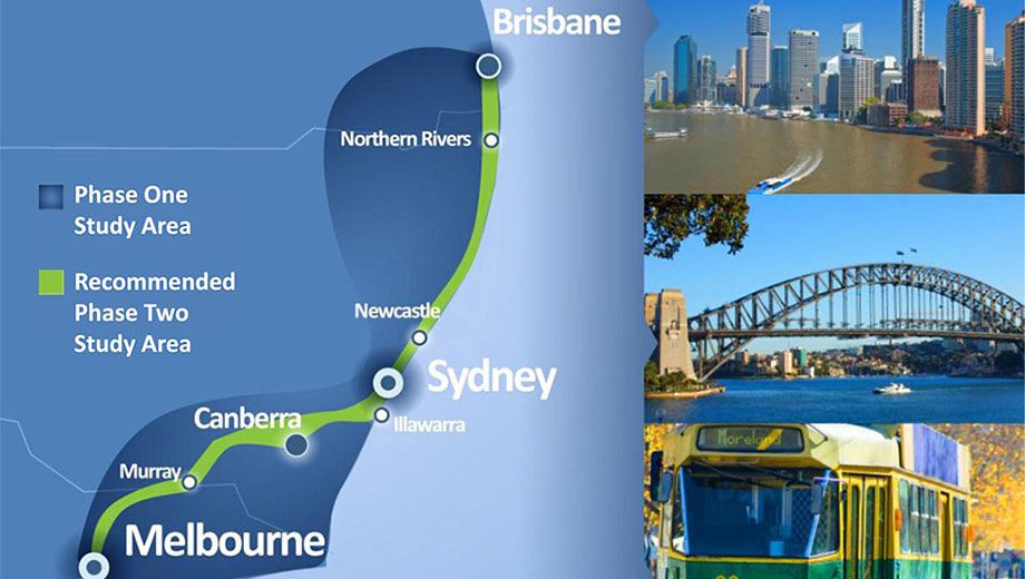 Sydney to Melbourne in three hours on the Aussie bullet train
