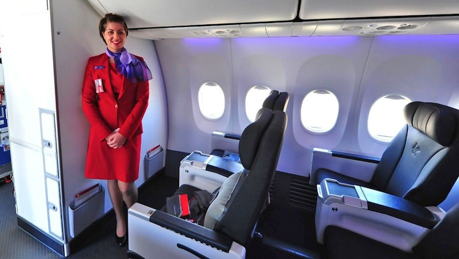 Business class on all Virgin jet flights nationwide from January