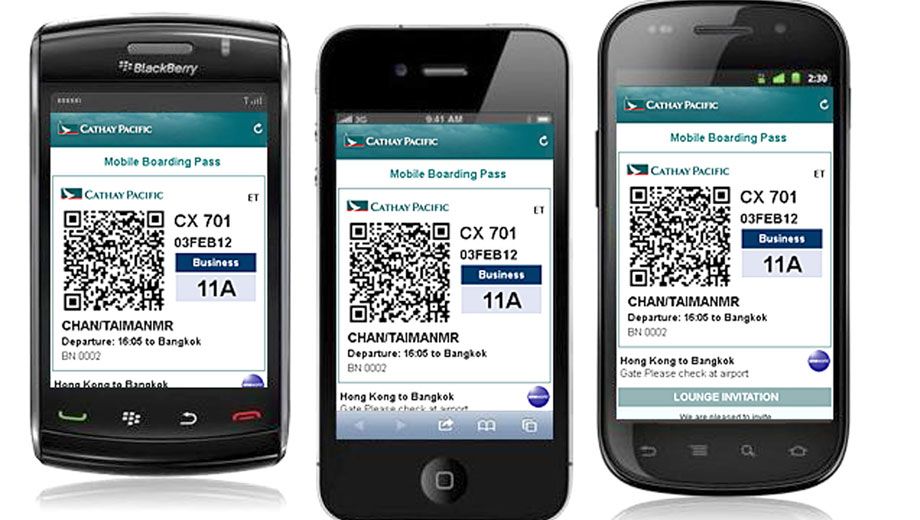 Cathay Pacific launches mobile boarding passes