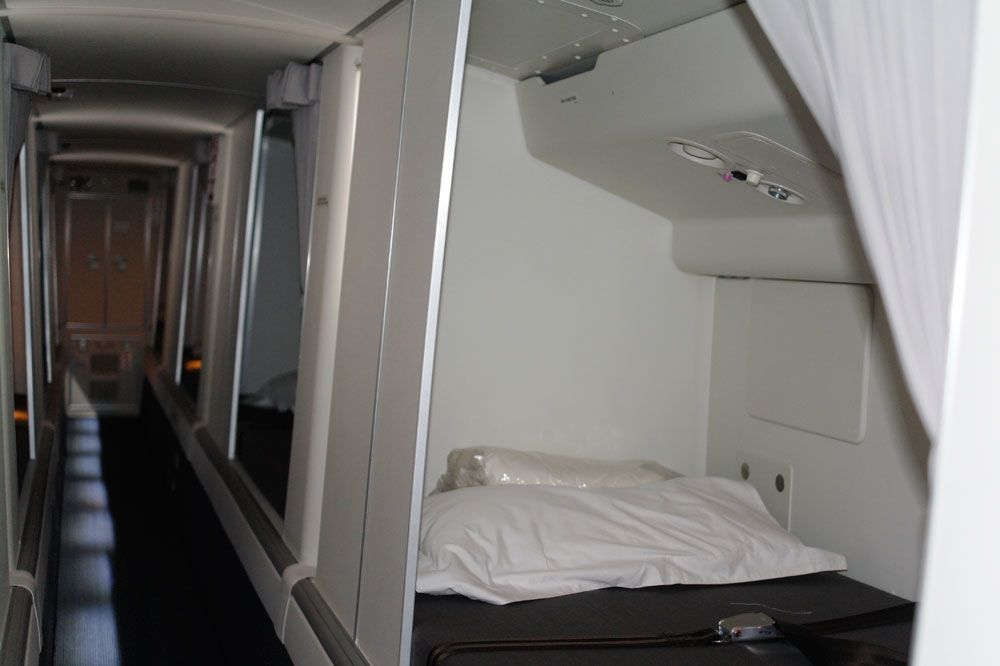 The best seats on a Boeing 777? Try the upstairs bunk beds!