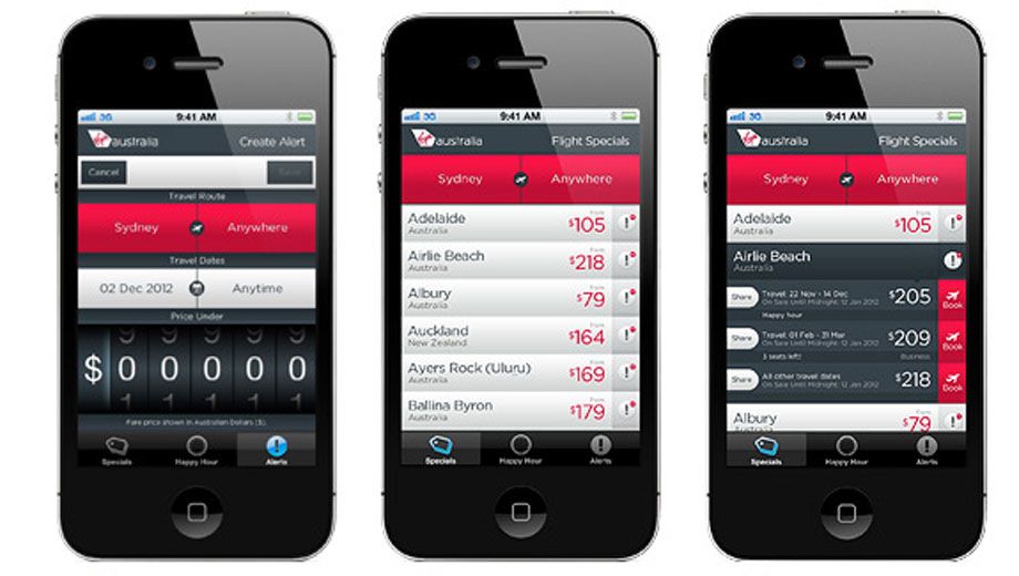Virgin Australia releases iPhone app, mobile boarding pass