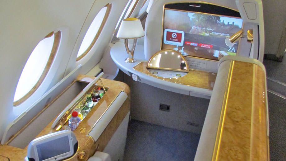 Emirates first class seats (and suites) compared with Qantas