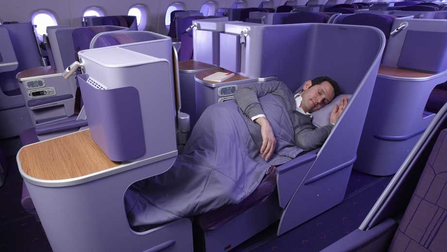 Review: Thai Airways Airbus A380 Royal Silk business class seats