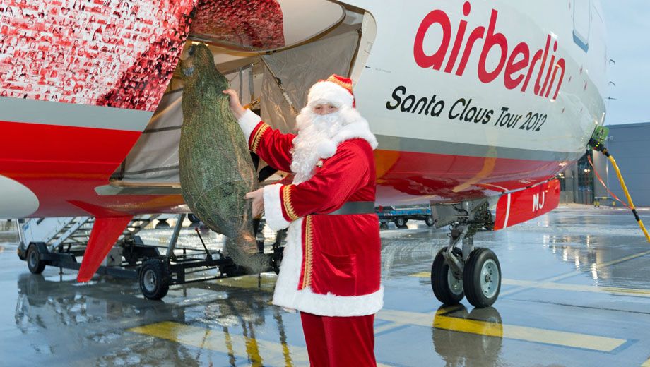 Christmas trees fly free all December on airberlin