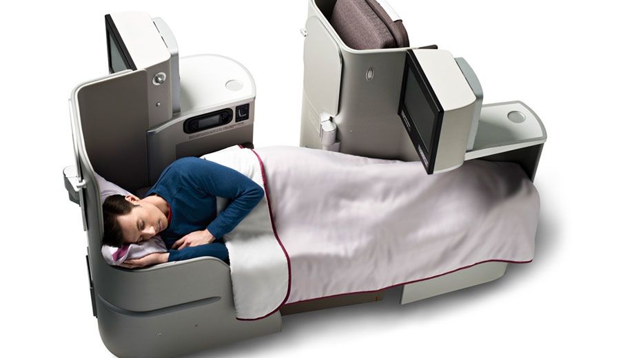 Top new fully flat business class seat on Qantas partner Iberia