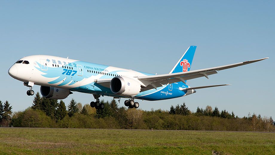 China Southern reveals Boeing 787 schedule: China, Europe, Australasia