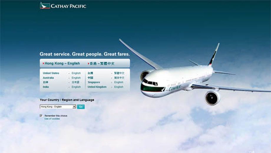 Cathay Pacific reveals new-look website