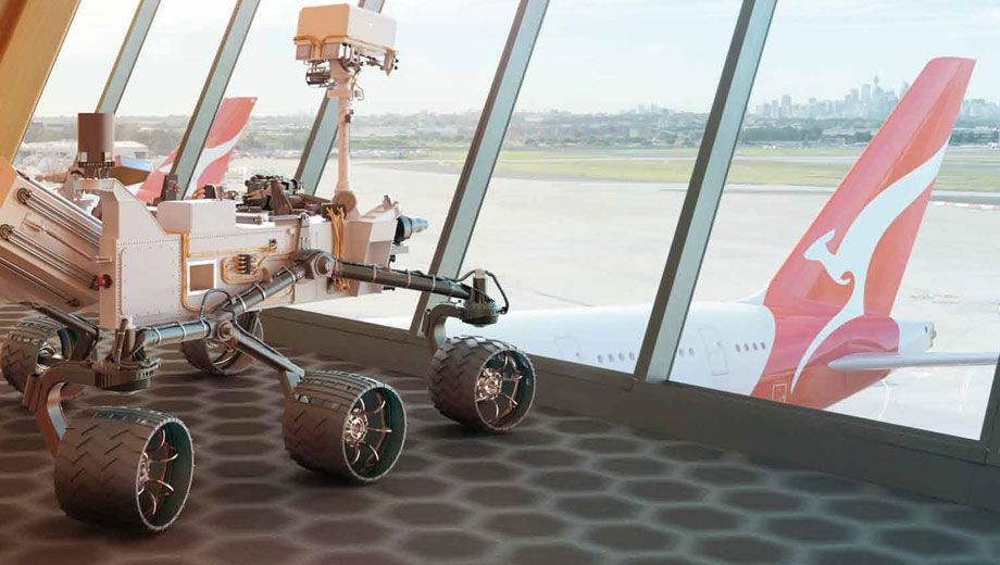 Video: new Qantas frequent flyer campaign features NASA's Mars rover