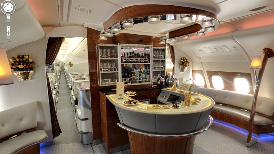 Google Maps takes you inside an Emirates Airbus A380!