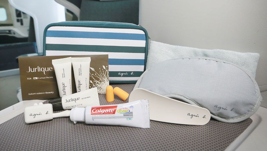 Cathay Pacific debuts new business class amenity kits