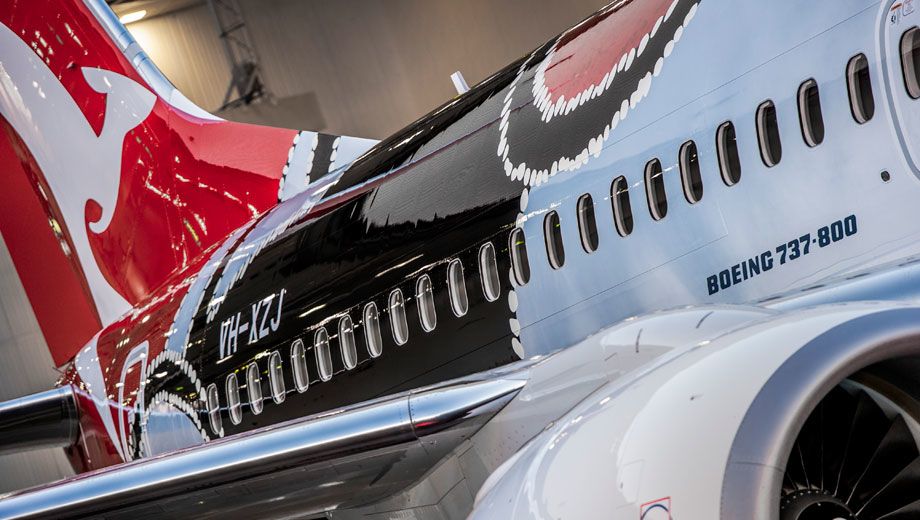 Video: new Qantas Boeing 737-800 in Aboriginal livery