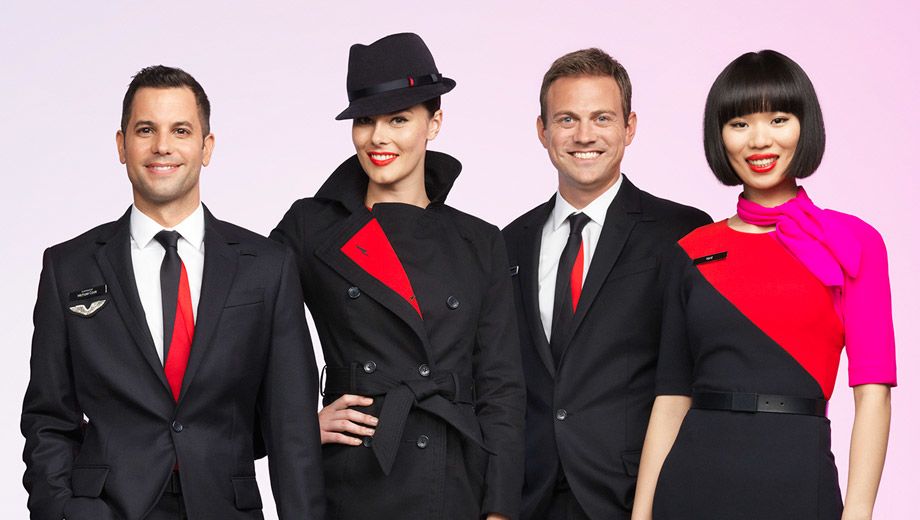 New Qantas uniforms on show at Sydney, Melbourne lounges