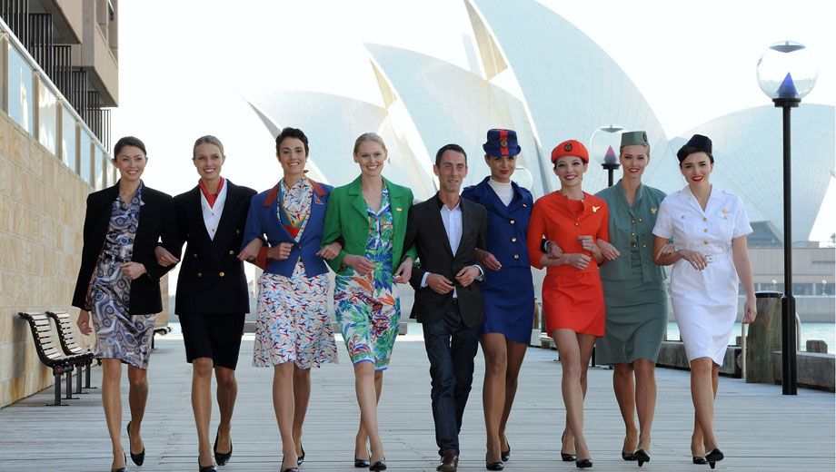 Photo gallery: Qantas uniforms 