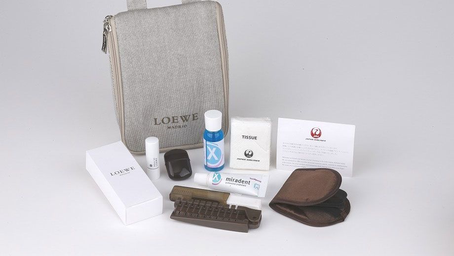 JAL First Class gets new Loewe amenity kits