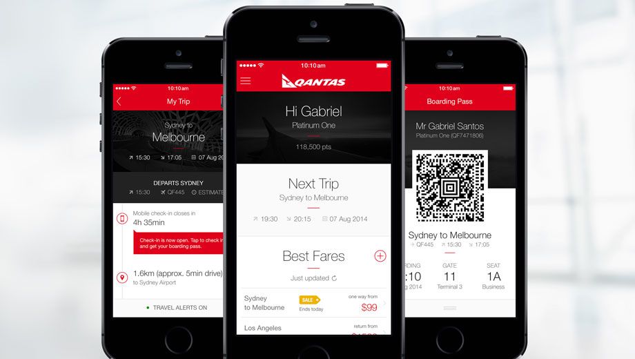 Qantas upgrades iPhone app, now 'full service travel companion'
