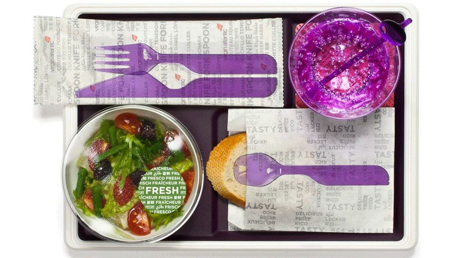 Virgin Atlantic's clever new inflight meal tray