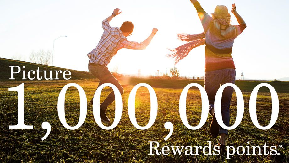 Win one million frequent flyer points with American Express