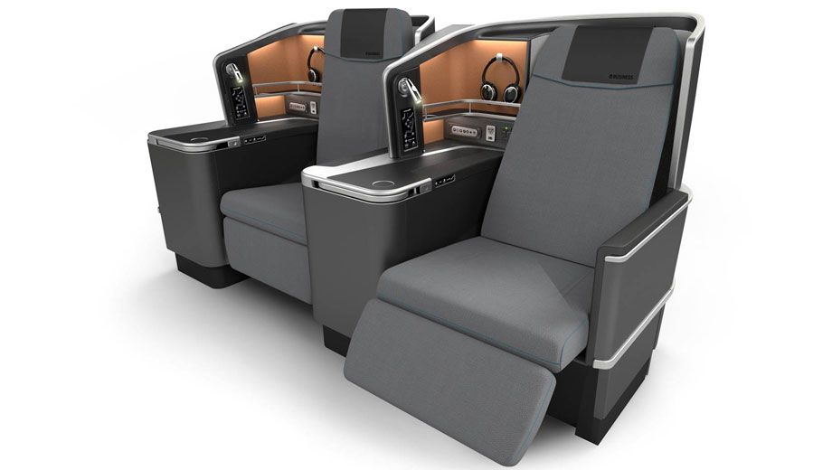 Look familiar? SAS business class seat is Qantas' new business suite