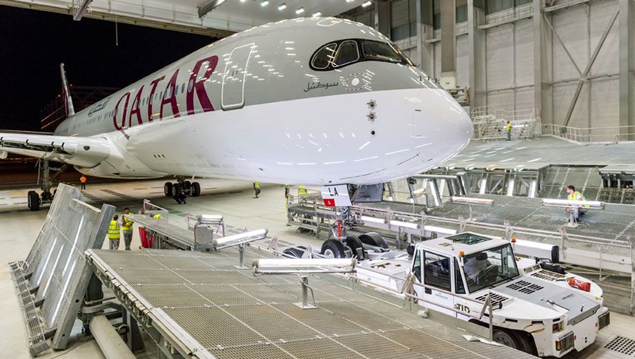 First Airbus A350 for Qatar to fly December 22