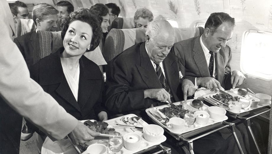 Qantas goes retro with 1970s-style meals