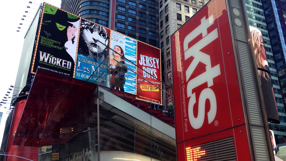 Snap up half-price tickets to Broadway shows in New York at TKTS