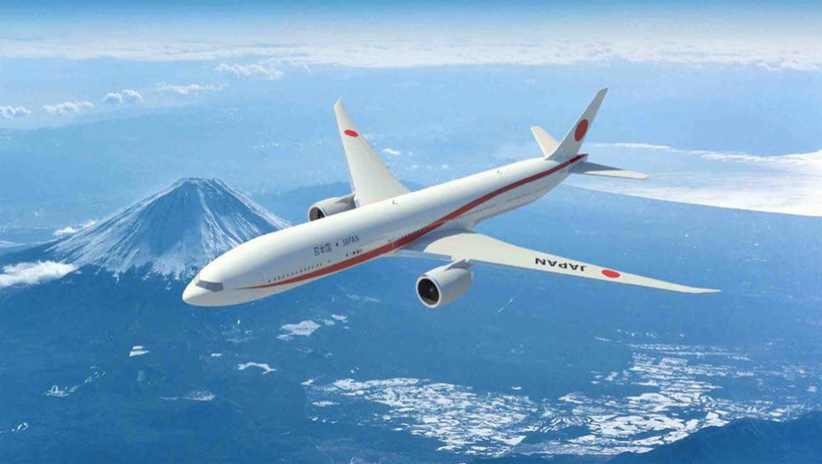 Elegant new livery for Japan's Air Force One Boeing 777