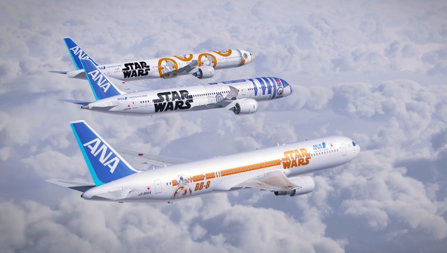 Three ANA Boeing jets to sport new 'Star Wars' livery