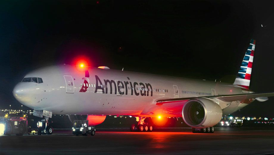Tour American Airlines' Boeing 777-300ER at Sydney Airport