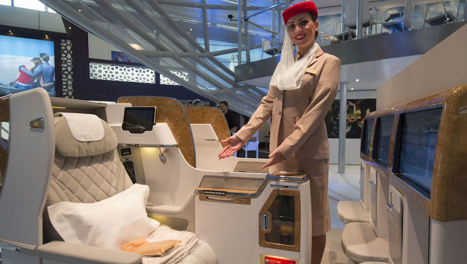 Emirates reveals new Boeing 777 business class seat