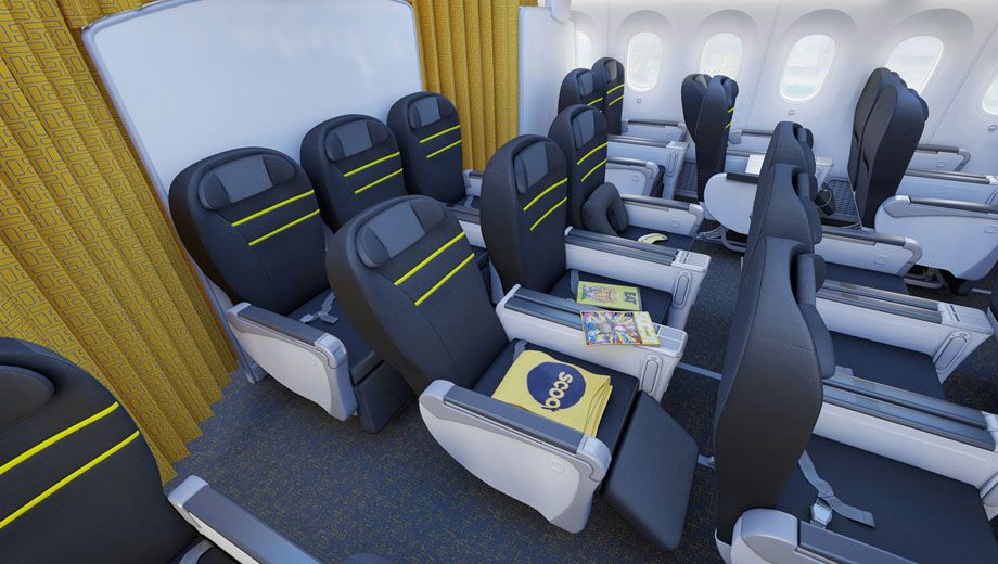 The best seats in ScootBiz on Scoot's Boeing 787-9 Dreamliners