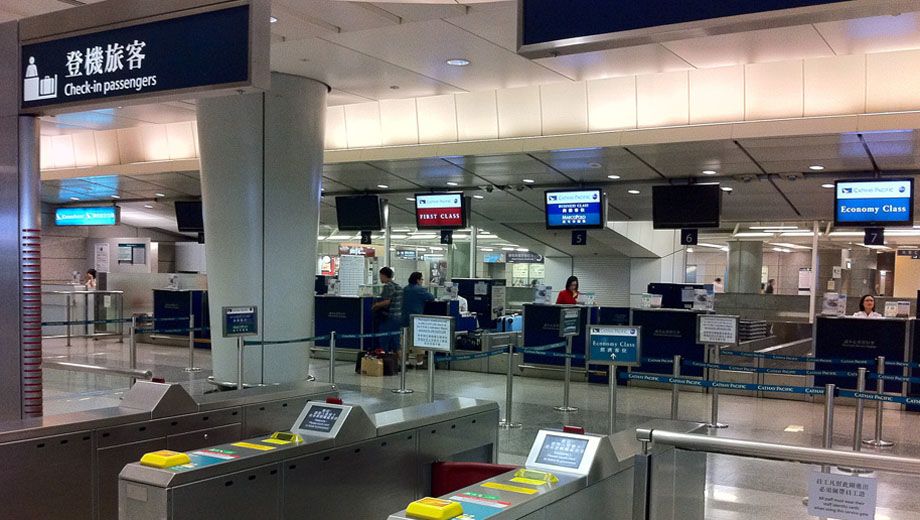 Travel tip: drop your bags at Hong Kong's CBD airline check-in desks