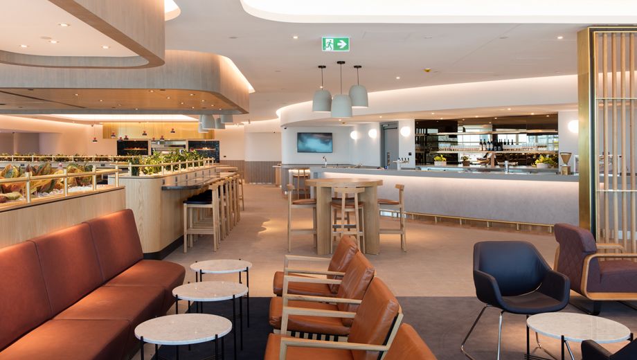 Inside the new Qantas Brisbane domestic business class lounge