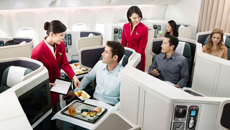 Cathay Pacific denies ditching business class 'dine on demand' plans