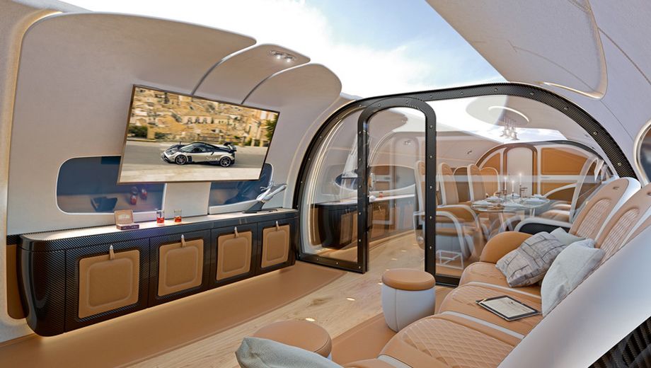 Airbus rolls out new private jets with lush Pagani cabins